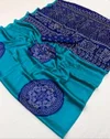 Pure Ajrakh 049 By Rajtex Modal Satin Ajrakh Print Sarees